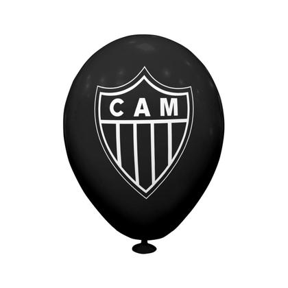 Imagem de 20 Bexigas balão Festa Atletico Mineiro Decoração Aniver 8pol