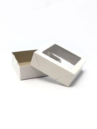 Imagem de 20 Caixas de Papel Cartão ou Kraft Com Visor- 12x12x4