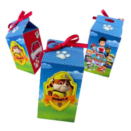 Imagem de 20 Caixinhas 3D Patrulha Canina Lembrancinhas Personalizadas