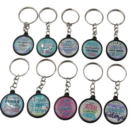 Imagem de 20 Chaveiros Evangelicos Lembrancinha Igrejas