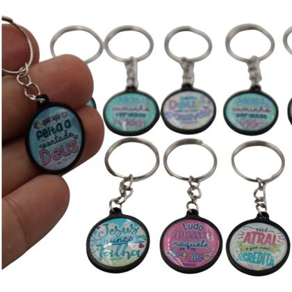 Imagem de 20 Chaveiros Evangelicos Lembrancinha Igrejas