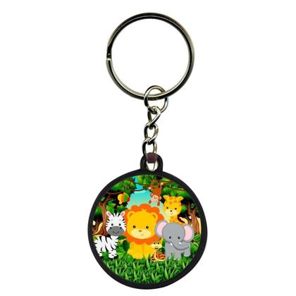 Imagem de 20 Chaveiros Safari Leão Metal Lembracinha Aniversario