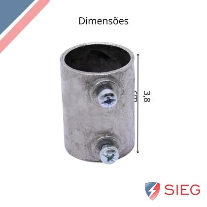 Imagem de 20 Conector Unidut Reto Sieg Medida 1/2 Polegada CR012