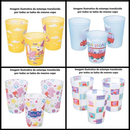 Imagem de 20 Copos Peppa Pig p/ Festa Infantil Decoração Lembrancinhas Sacolinha Surpresa