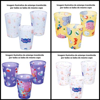 Imagem de 20 Copos Peppa Pig p/ Festa Infantil Decoração Lembrancinhas Sacolinha Surpresa