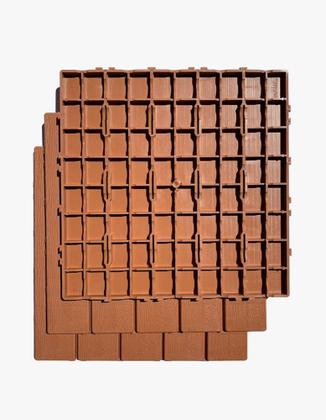 Imagem de 20 Decks Madeira Plástico Encaixe Modular Piscina Sacada - CEDRO