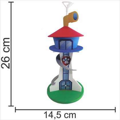 Imagem de 20 Decoração Patrulha Canina Centro de mesa Gigante26cm fest