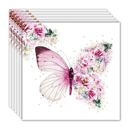 Imagem de 20 Guardanapos Decoupage Ambiente Butterfly Flowers 1333649