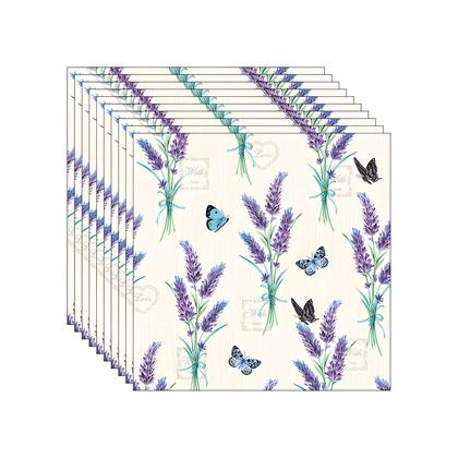 Imagem de 20 Guardanapos para Decoupage Ambiente Lavender With Love Cream