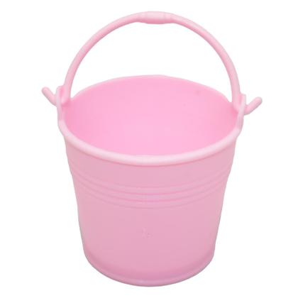 Imagem de 20 Mini Baldes Plástico Baldinhos Com Alça Lembrancinhas festa casamento evento centro de mesa