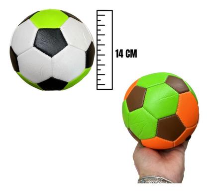 Imagem de 20 Mini Bola De Futebol N2 Material Sintético Costurada