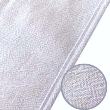 Imagem de 20 panos copa prato pé de galinha liso branco algodãolmt