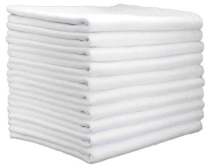 Imagem de 20 panos copa prato pé de galinha liso branco algodãolmt