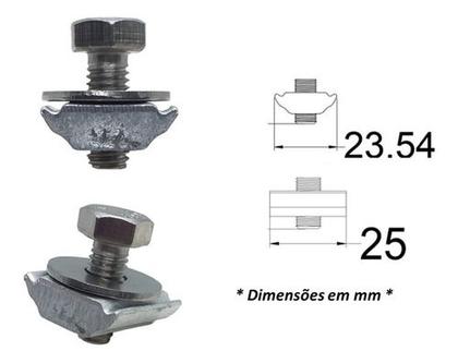 Imagem de 20 Parafusos Martelo Solar M8x20mm P/ Perfil/microinversor