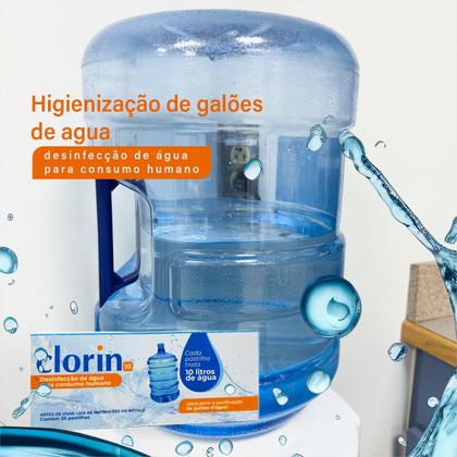 Imagem de 20 Pastilhas Purificadora Água Potável Clorin