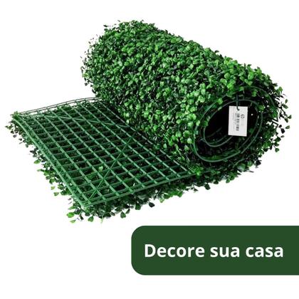 Imagem de 20 Placa De Grama Buchinho Artificial (40x60cm) Muro Inglês Vertical