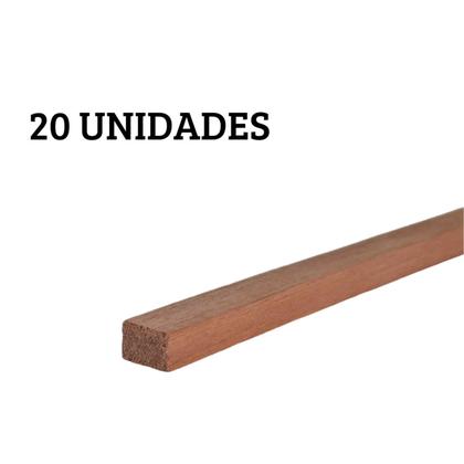 Imagem de 20 Ripas Sarrafos Eucalipto 1x1.5x50cm Aplainado Artesanato