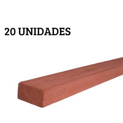 Imagem de 20 Ripas Sarrafos Eucalipto 2x3x50cm Aplainado Artesanato