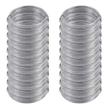 Imagem de 20 Rolos Arame Liso Galvanizado N.16 Embalagem 1Kg