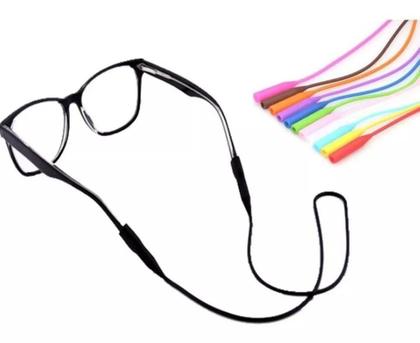 Imagem de 20 Uni Cordinha Óculos Salva Óculos Cordão Silicone Preto