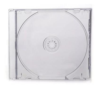 Imagem de 20 Unid. Cd Box - Caixa Acrílica Tradicional Transparente