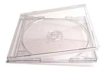 Imagem de 20 Unid. Cd Box - Caixa Acrílica Tradicional Transparente