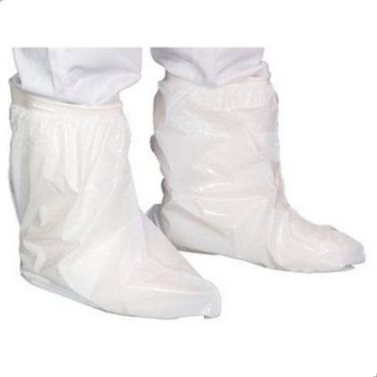 Imagem de 200 botas polietileno c/elastico impermeavel branca  aradesc
