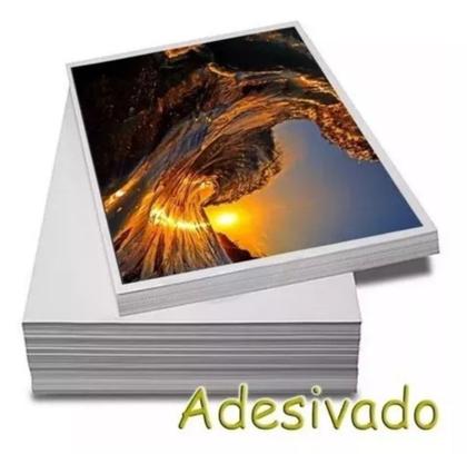 Imagem de 200 folhas papel fotográfico adesivo 80gr a4 x-colour 