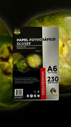 Imagem de 200 Folhas Papel Fotográfico Glossy 230gr A6 10X15 X Colour