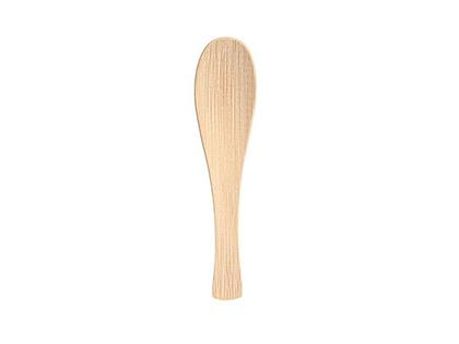 Imagem de 200 Mini Colher Madeira Bambu 14cm Biodegradável Petiscos