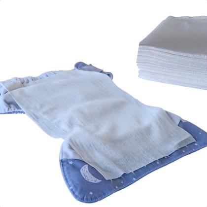 Imagem de 200 Un Forro Liner Biodegradável P/ Fralda Troca Fácil Limpa