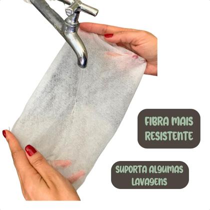 Imagem de 200 Un Forro Liner Biodegradável P/ Fralda Troca Fácil Limpa