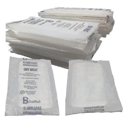 Imagem de 2000 Almofadas Absorventes para Carne, Peixe, Queijo e Linguiça 40g Alta Absorção e Proteção de Alimentos