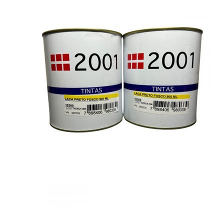 Imagem de 2001 laca preto fosco 900 ml
