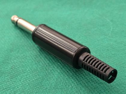 Imagem de 20x Plug P10 Mono Preto Plastico Com Mola