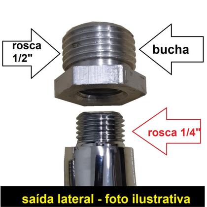 Imagem de 2141 C80 Gourmet - Torneira Bica Móvel Com Saída de 1/4" Para Filtro Ou 3/4" Para Máquina de Lavar Louças