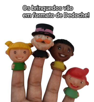 Imagem de 22 Brinquedos Dedoches Mundo Bita. Lembrancinha para Festa Mundo Bita. Produto Novo e Lacrado.