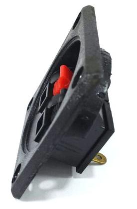 Imagem de 22 Conector Borne Quadrado para Caixa Acustica 1 Via 5,6 Cm