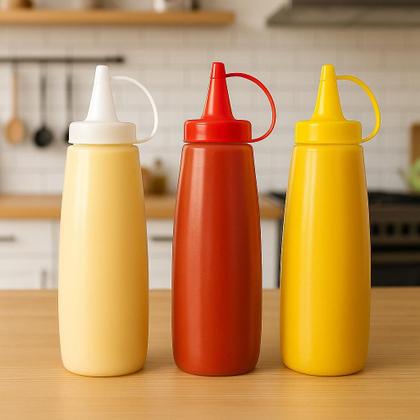 Imagem de 24 Bisnaga Ketchup Molhos Mostarda Maionese 350ml
