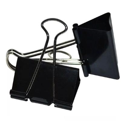 Imagem de 24 Clips Prendedor Grampo Binder De Papel Documentos 2,5cm