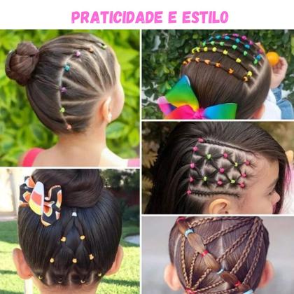 Kit 40 Laços Cabelo CÉLLOT Meninas - 7cm Antiderrapantes