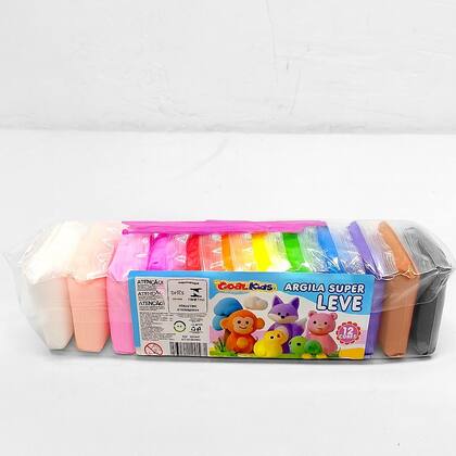 Imagem de 24 Massinhas Argila EVA que Pula Infantil Brinquedo Não Suja