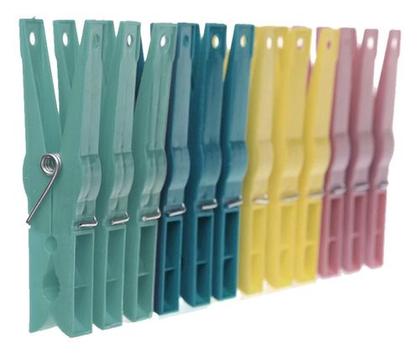 Imagem de 24 Pregadores De Roupa Prendedor Varal Plástico Sanremo