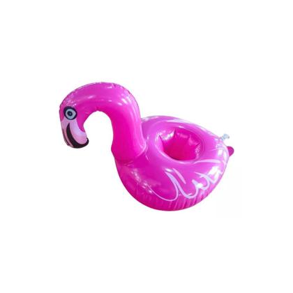 Imagem de 24x Boia Porta Copos Inflavel Flamingo Importway P/ Piscina