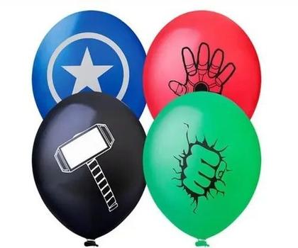 Imagem de 25 Bexigas Balão VIngadores N9 Decoração festa Herois