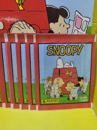 25 Figurinhas Snoopy 2024, Panini = 5 Envelopes - Figurinhas para