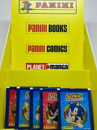 Imagem de 25 Figurinhas Sonic The Hedgehog, Panini 5 Envelopes