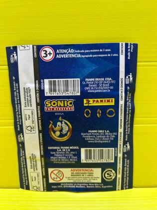 Imagem de 25 Figurinhas Sonic The Hedgehog, Panini 5 Envelopes