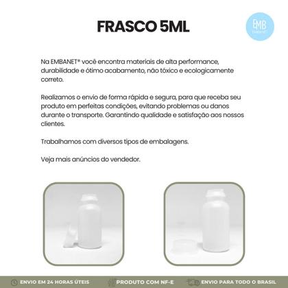 Imagem de 25 Frasco Para Oleos De Uncao Com Tampa De Pressao 5ml