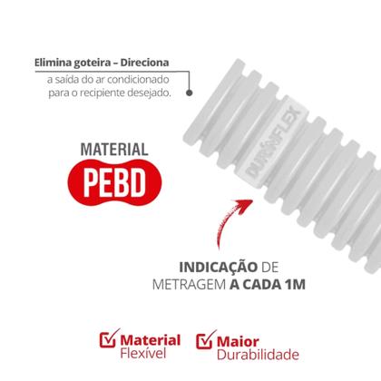 Imagem de 25 Metros De Mangueira Para Dreno De Condicionador De Ar 1/2" Durín